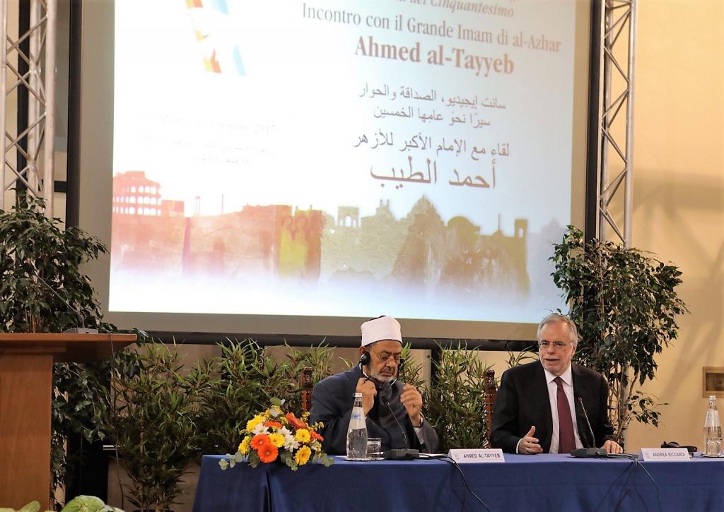 Carta do Xeque de al-Azhar, Ahmed Al Tayyeb, à Comunidade de Sant'Egidio após o encontro em Abu Dhabi
